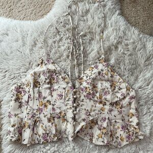 Lilyful crop delicate top M